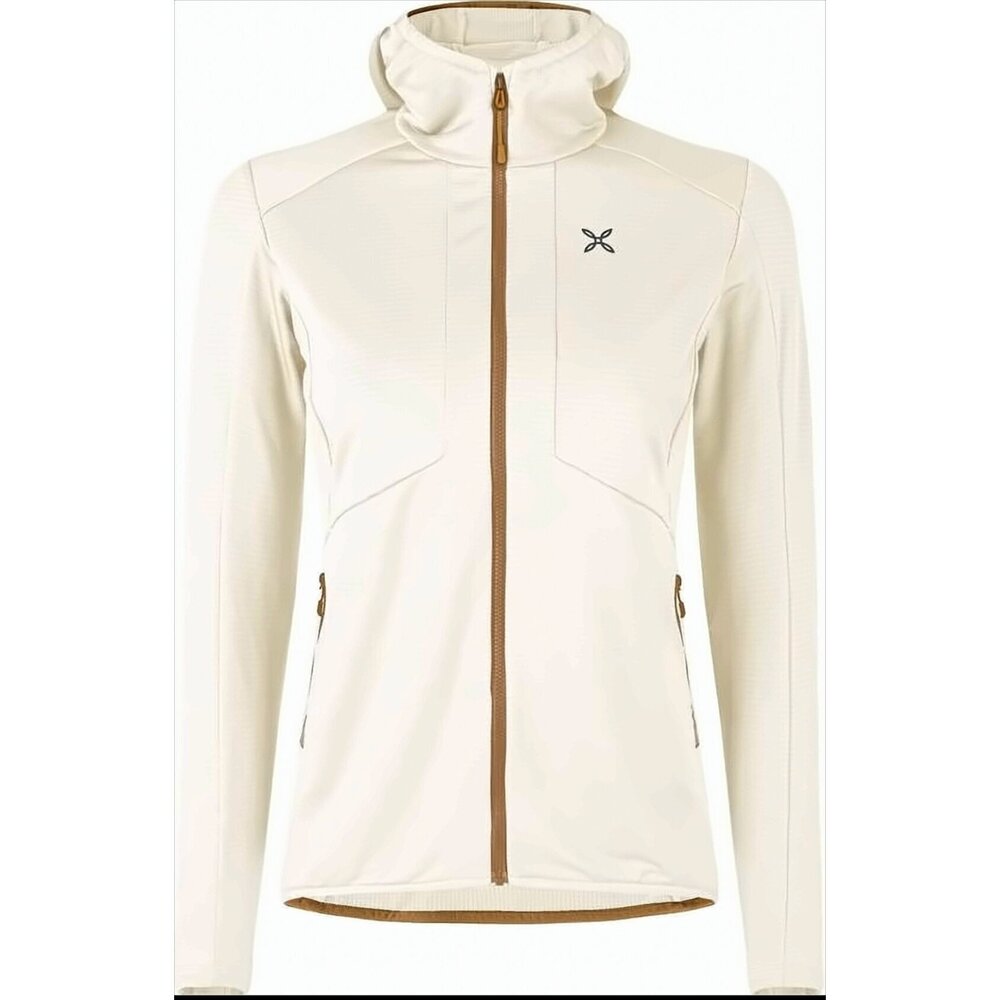 MONTURA Minimalist White Montura Jacket with Fitted Hood